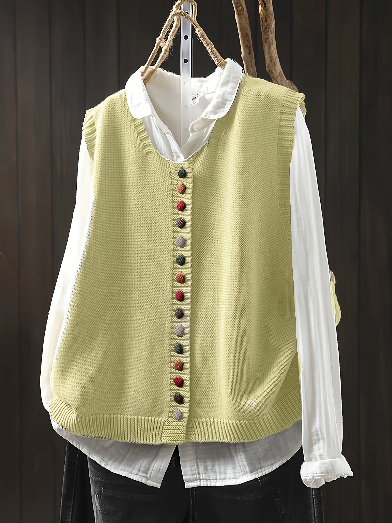 Frederika™ | Ærmeløs Strikket Vest