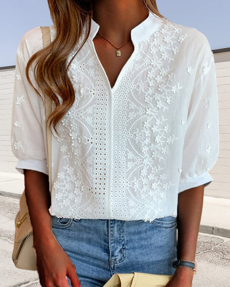 emily™ | Elegant Stilfuld og Casual Bluse