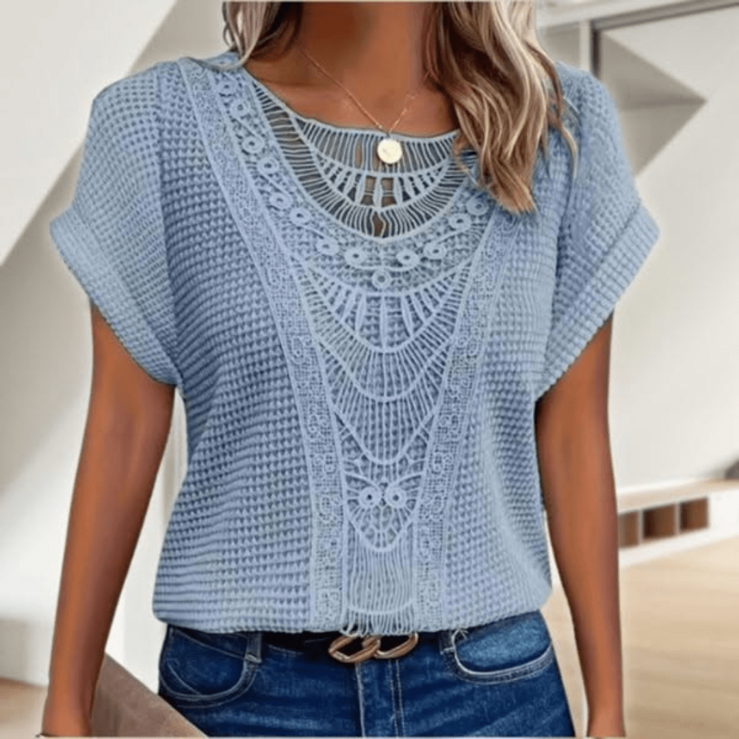 Eva™ | Elegant Ibiza-inspireret Bluse