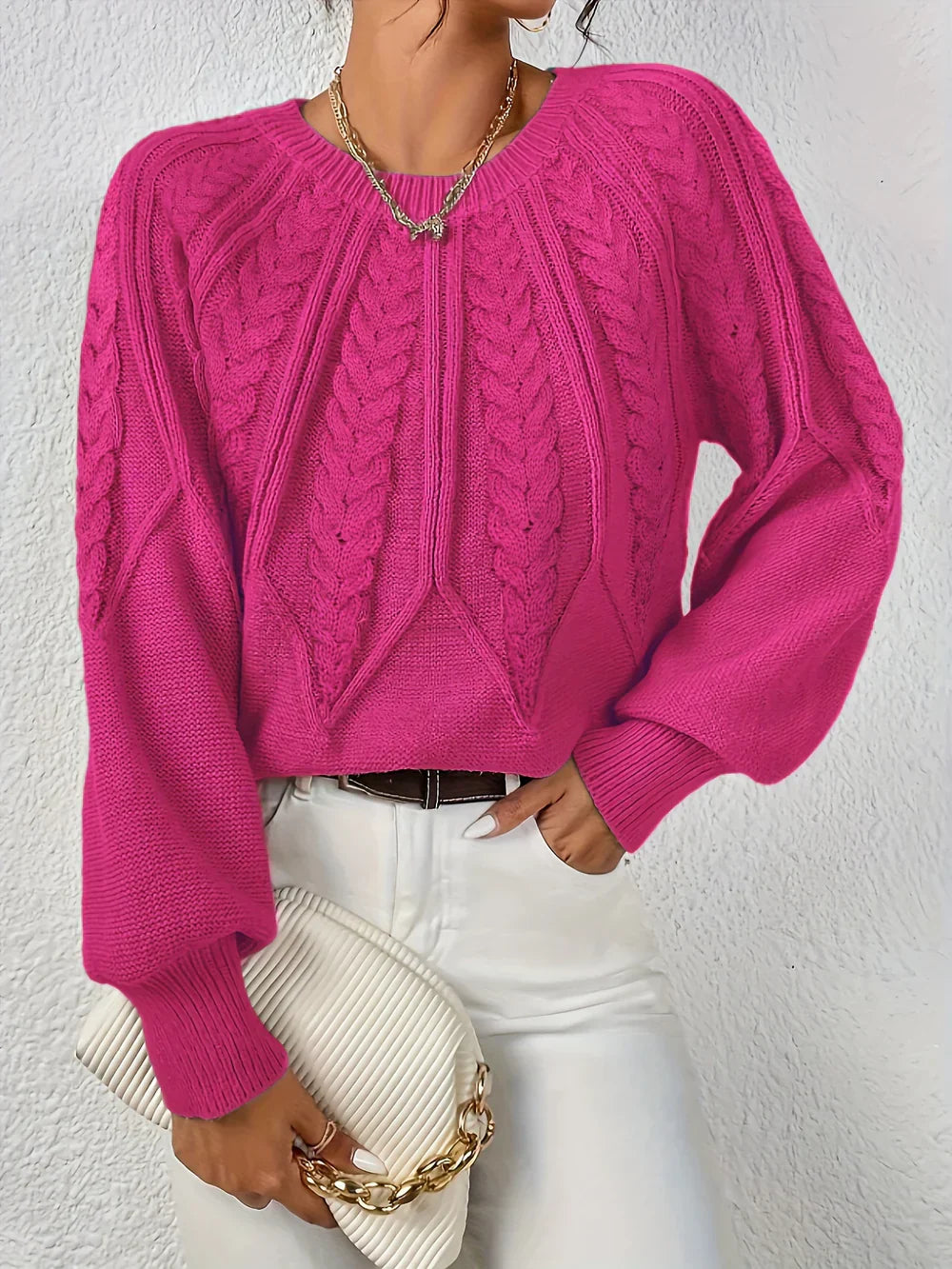 Frederika™ | Casual Elegant Kabelstrik Sweater