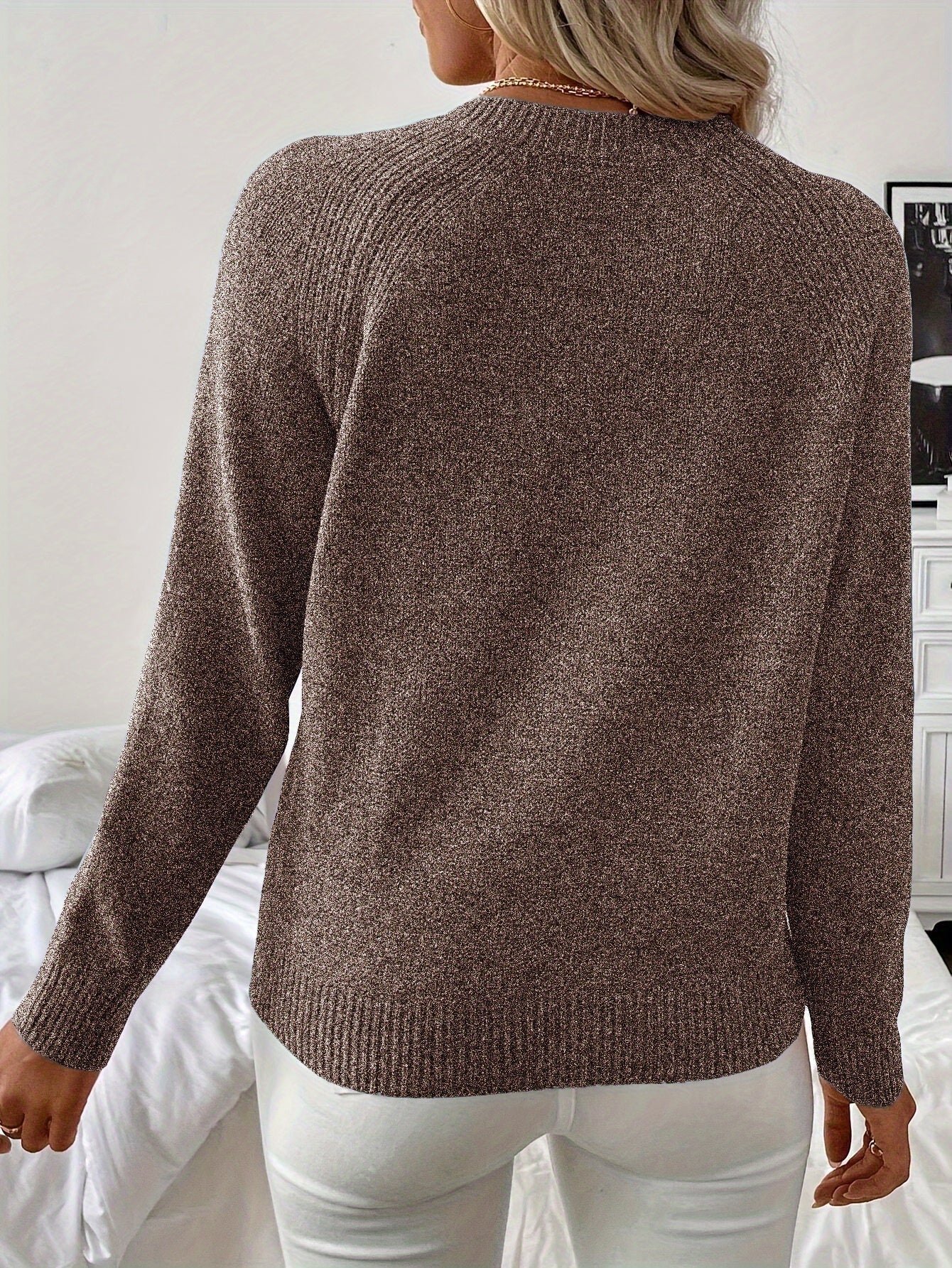 Frederika™ | Elegant Strikket Trøje med Perledetaljer