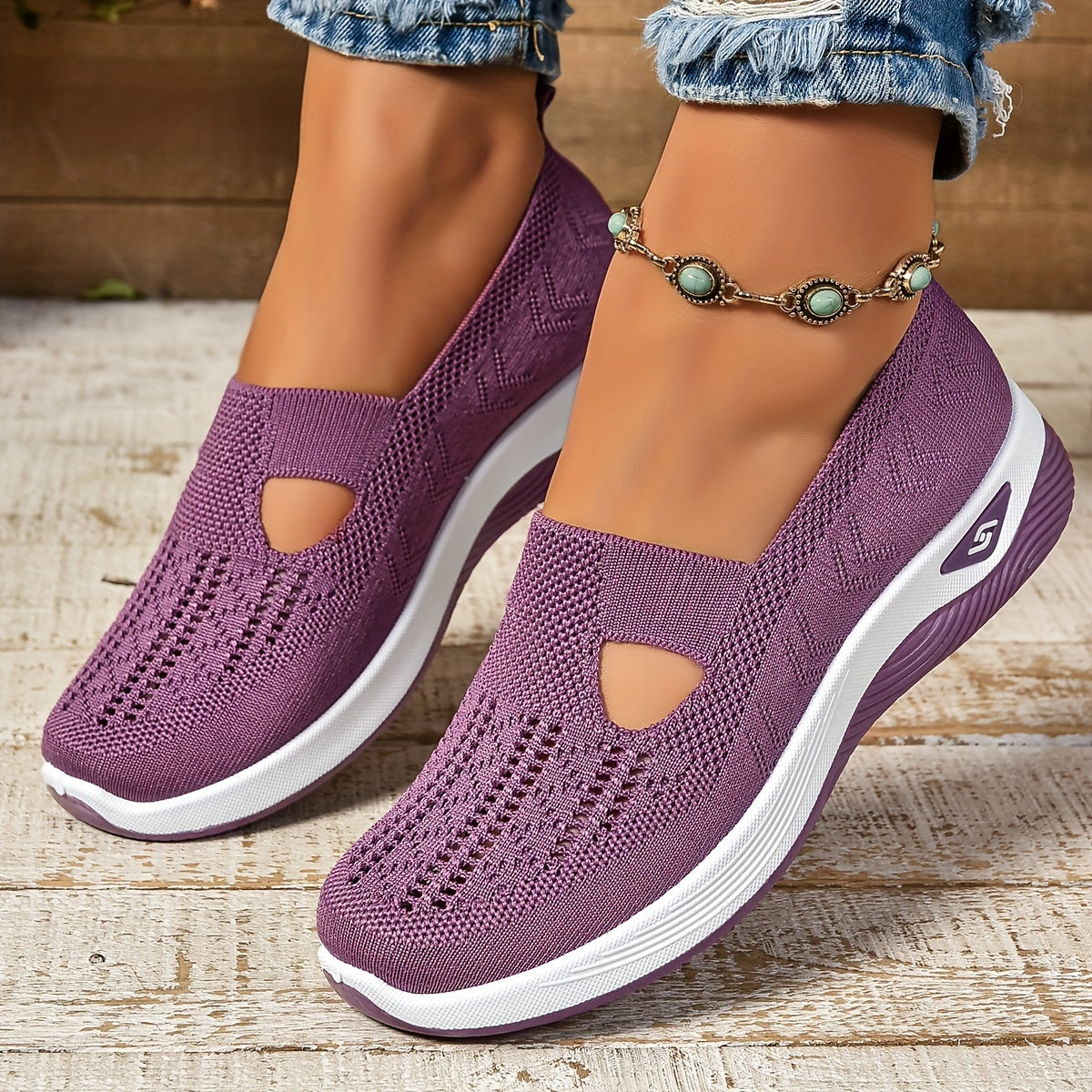 Carmelle – Slip-On åndbare vandresko