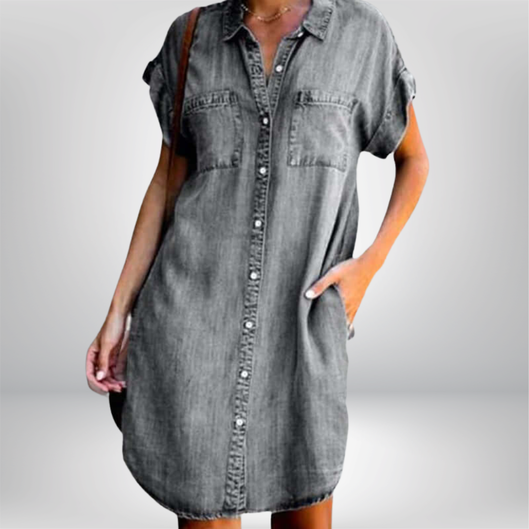 Frederika™ | Casual Denimkjole