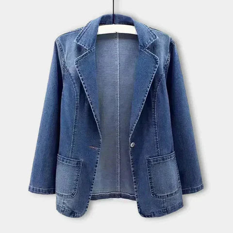 Frederika™ | Stilfuld Denimblazer Til Kvinder