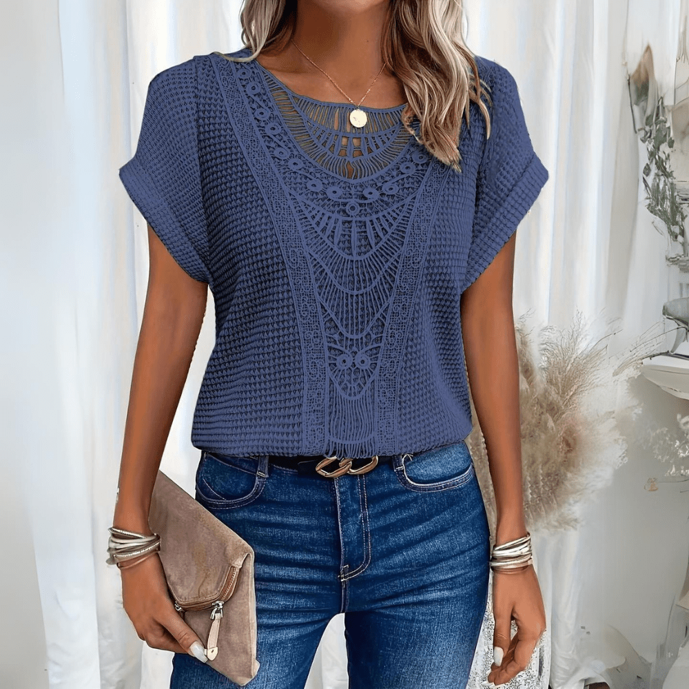 Eva™ | Elegant Ibiza-inspireret Bluse