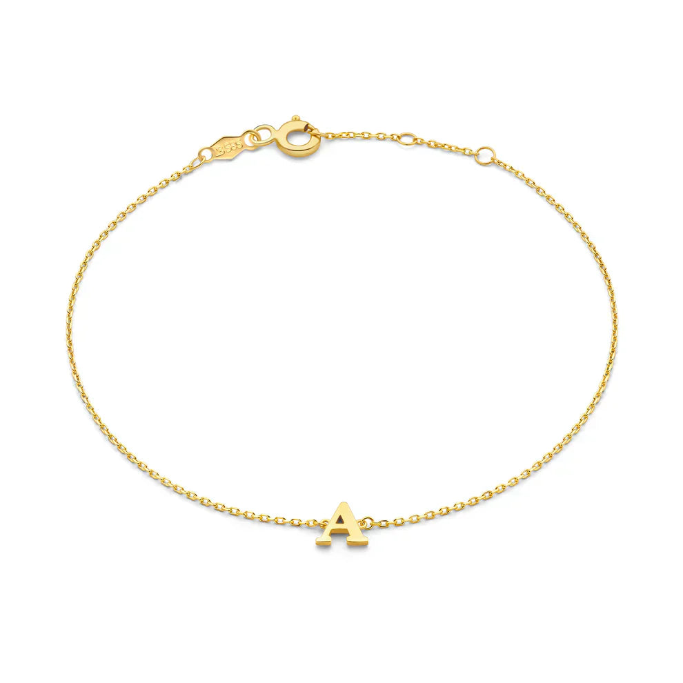 Vita Signa Initial-Armbånd | Guld 14k
