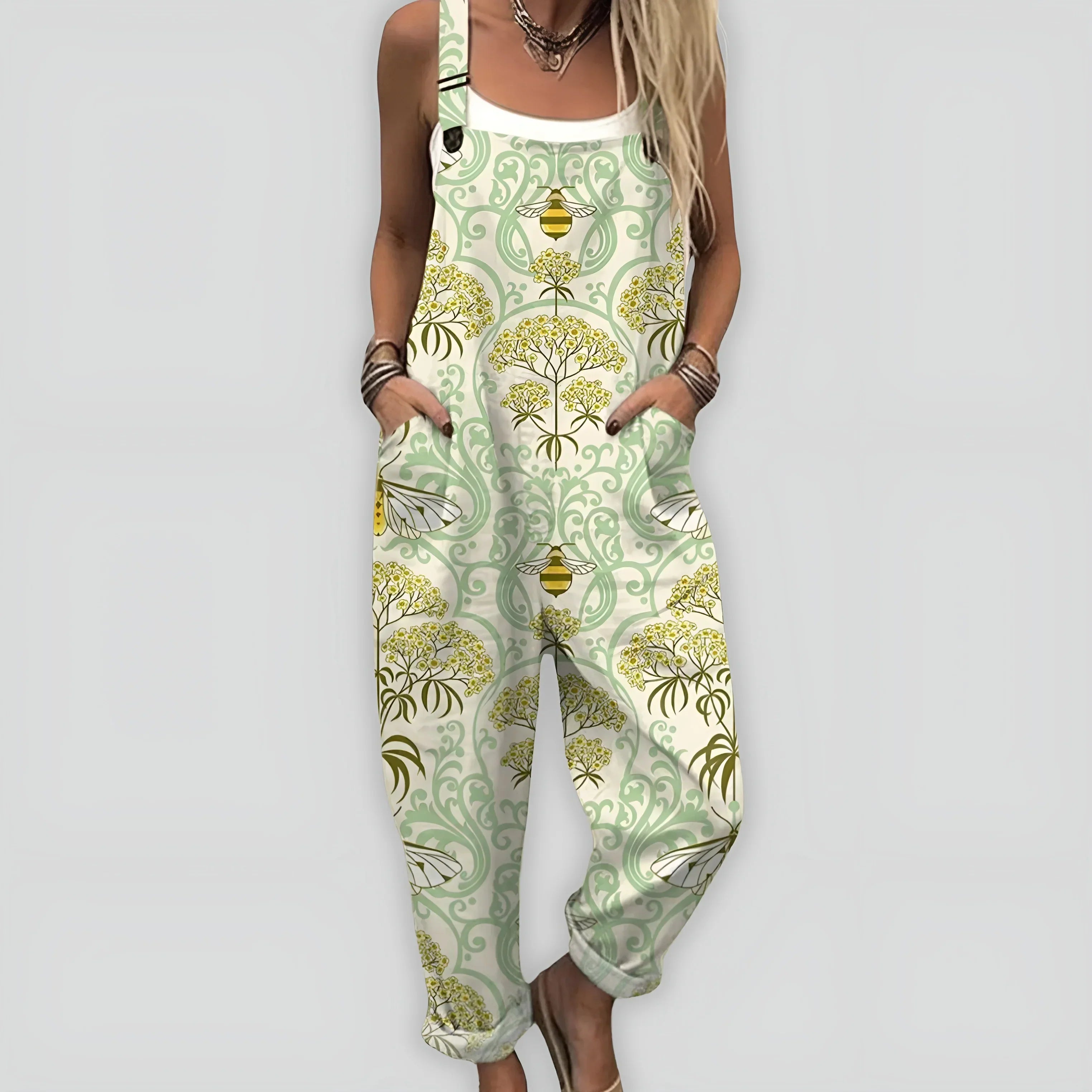 Frederika | Komfortabel og Stilfuld Jumpsuit med Løs Pasform