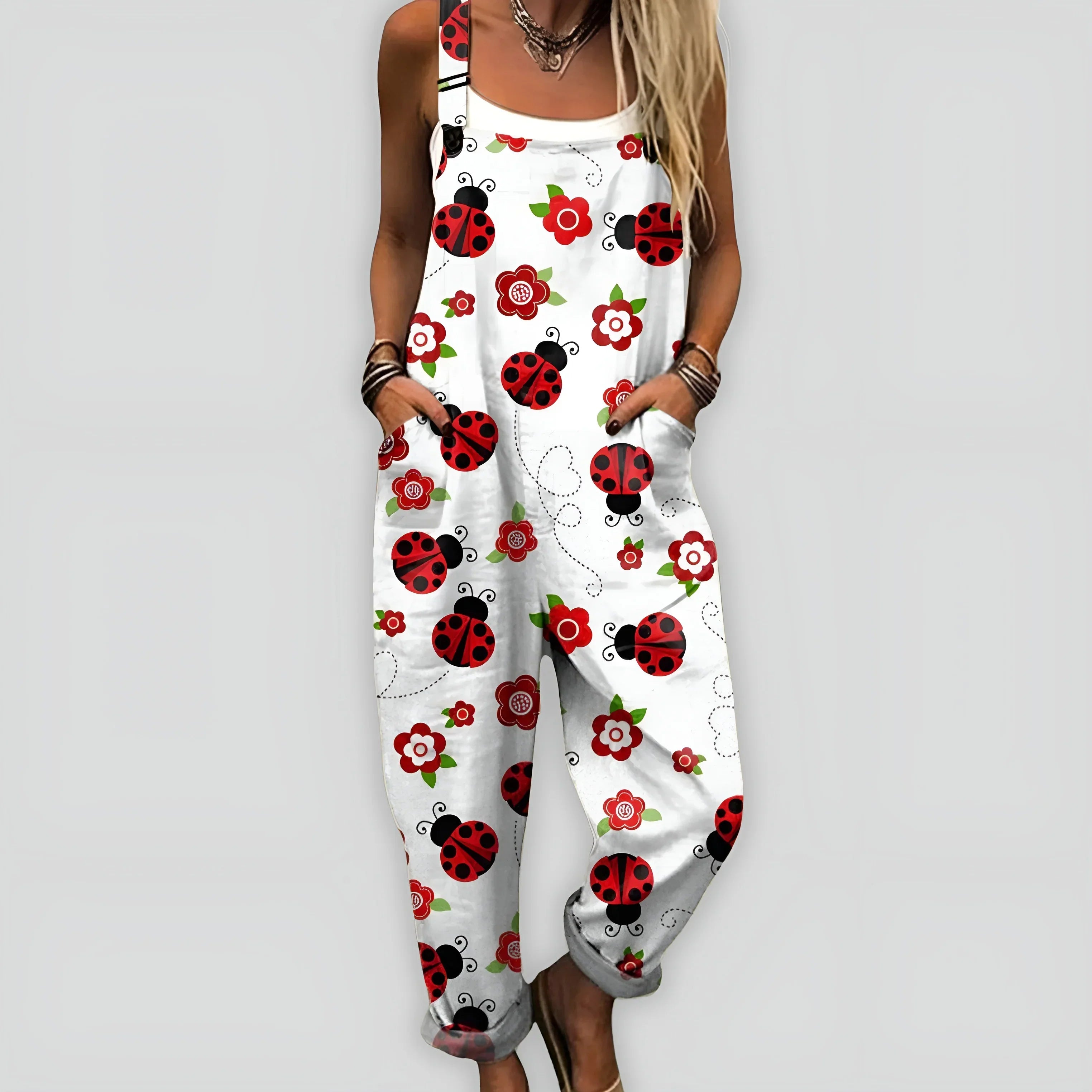 Frederika | Komfortabel og Stilfuld Jumpsuit med Løs Pasform