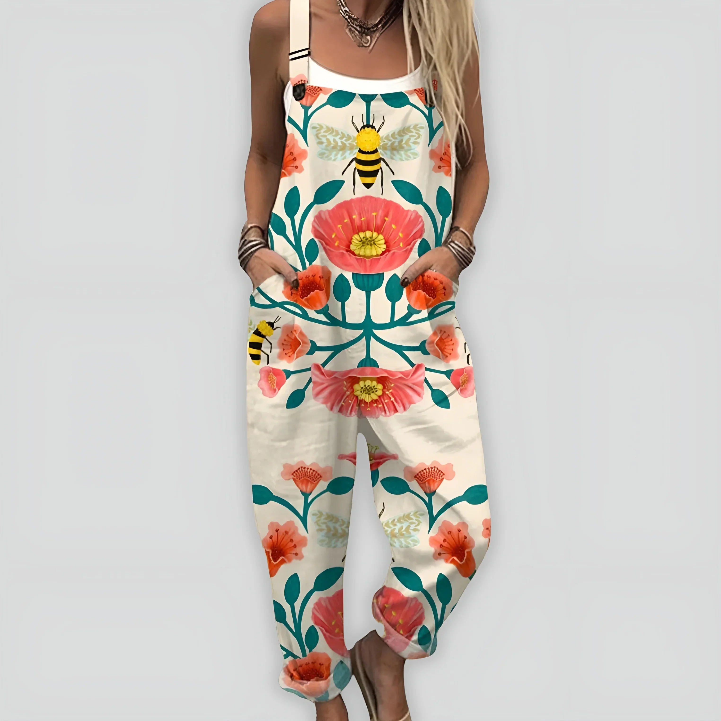 Frederika | Komfortabel og Stilfuld Jumpsuit med Løs Pasform