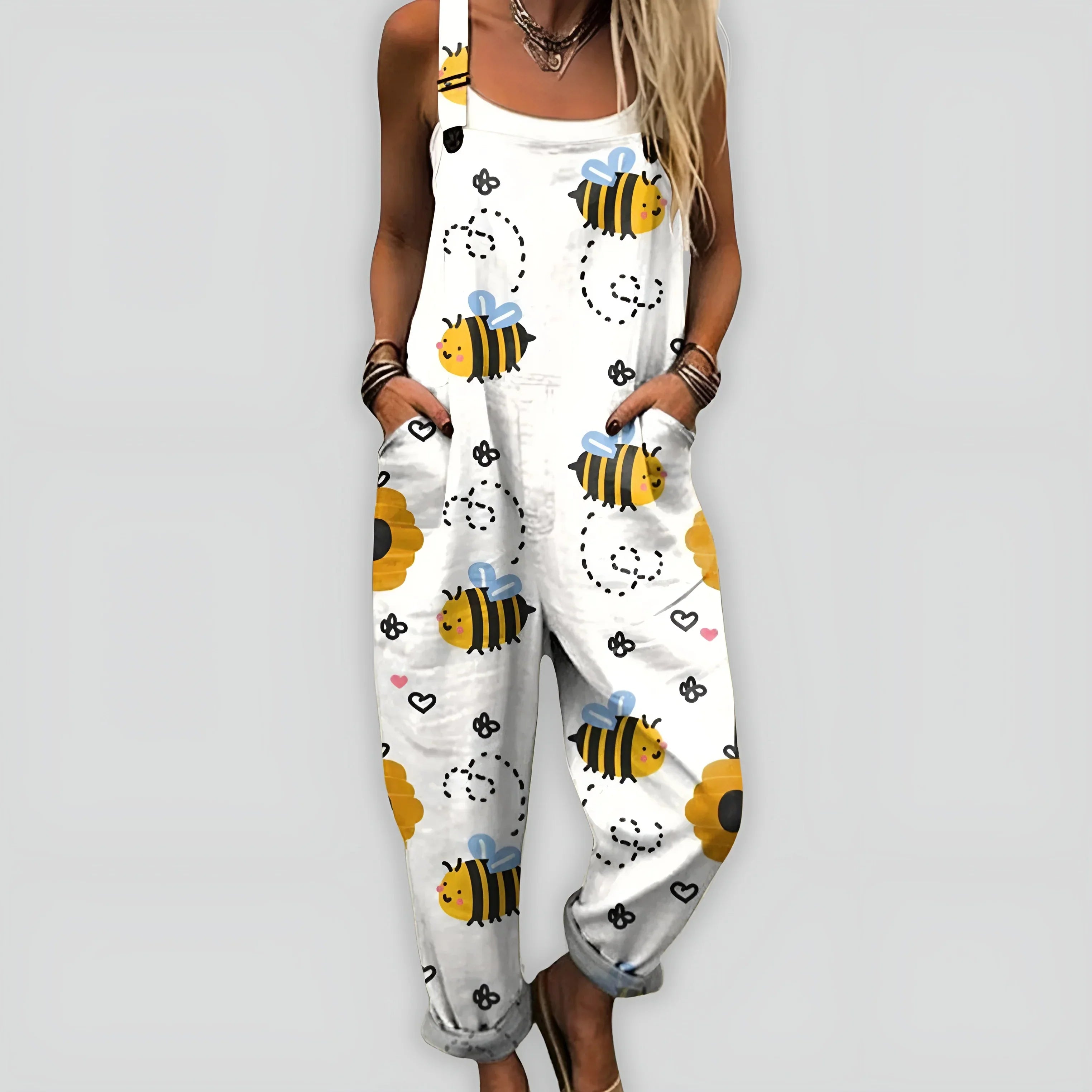 Frederika | Komfortabel og Stilfuld Jumpsuit med Løs Pasform