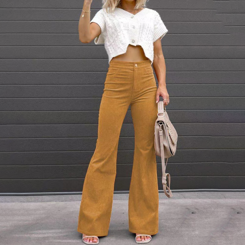 Frederika™ | Stilfulde High-Waist Flared Bukser