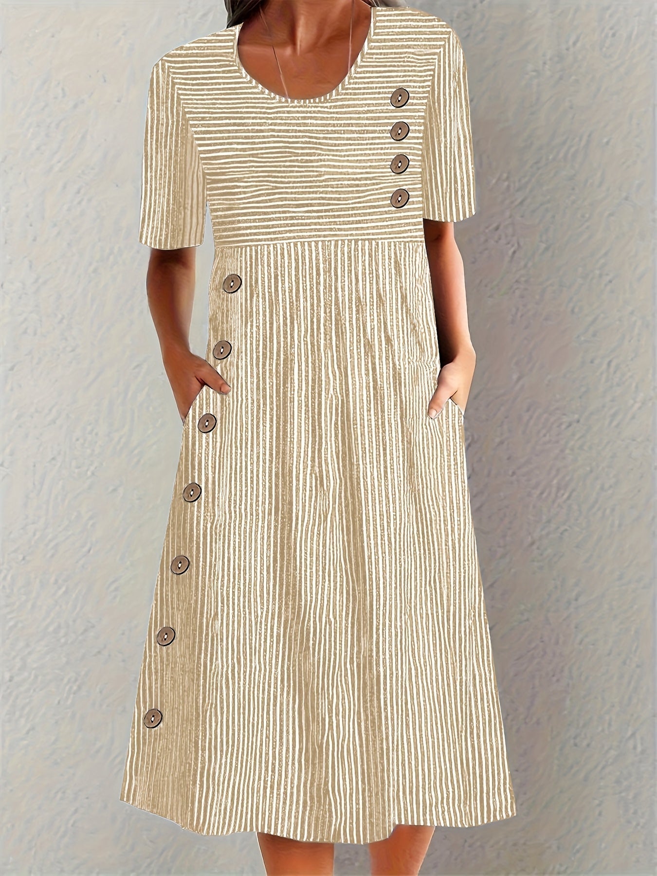 Frederika™ | Stribet Sommerkjole