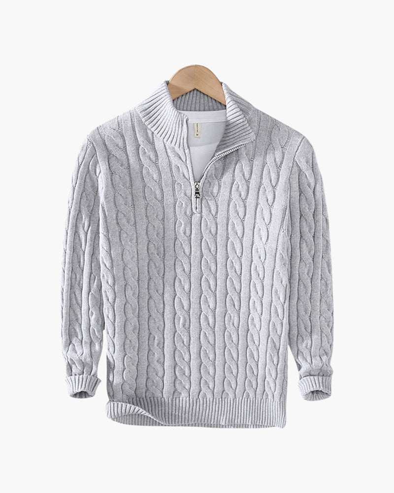 Frederik halvzip-sweater