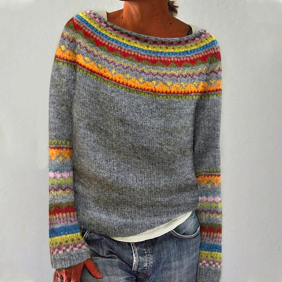 Frederika™ | Retro-efterårspullover