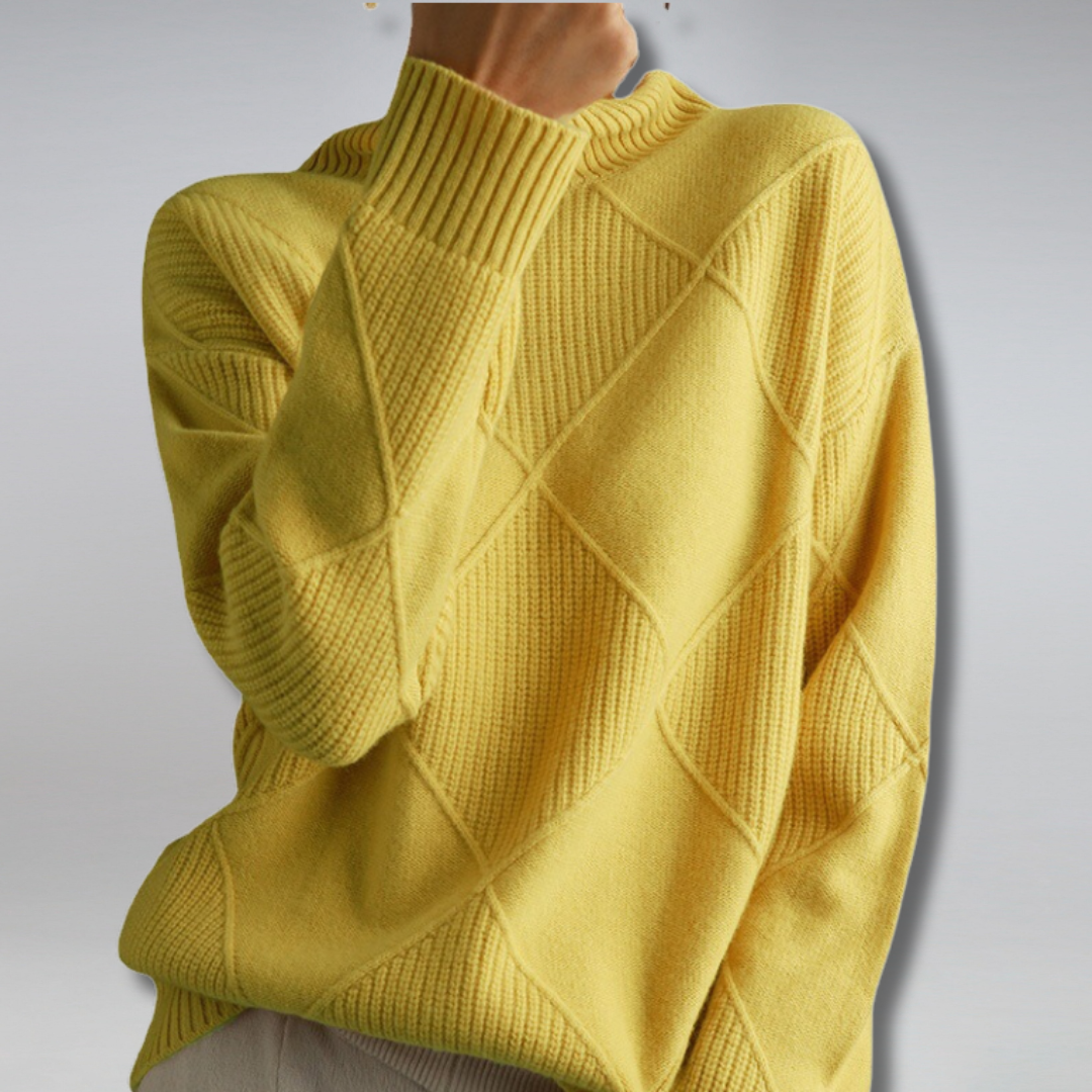 Frederika™ | Blød Rullekravesweater