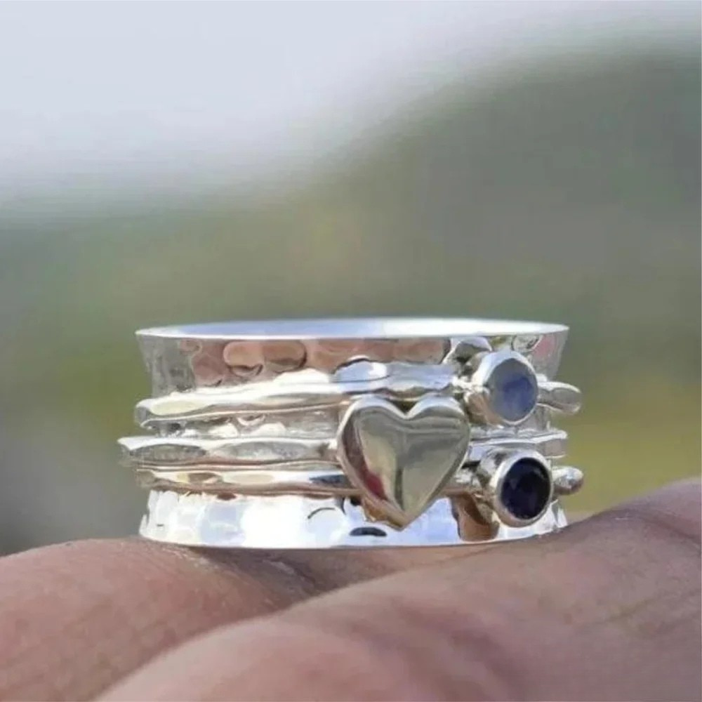 Hjerte Spinnerring
