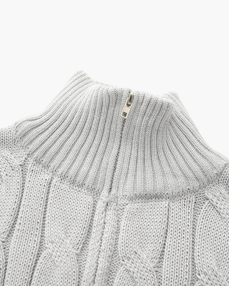 Frederik halvzip-sweater