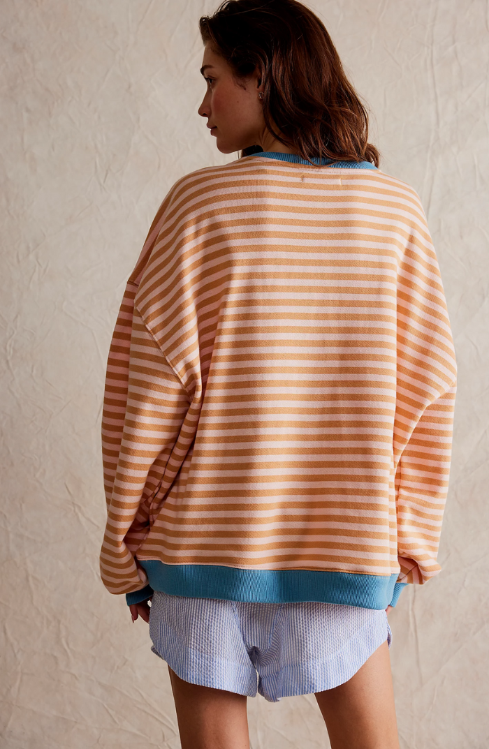 Frederika™ | Oversized stribet sweater
