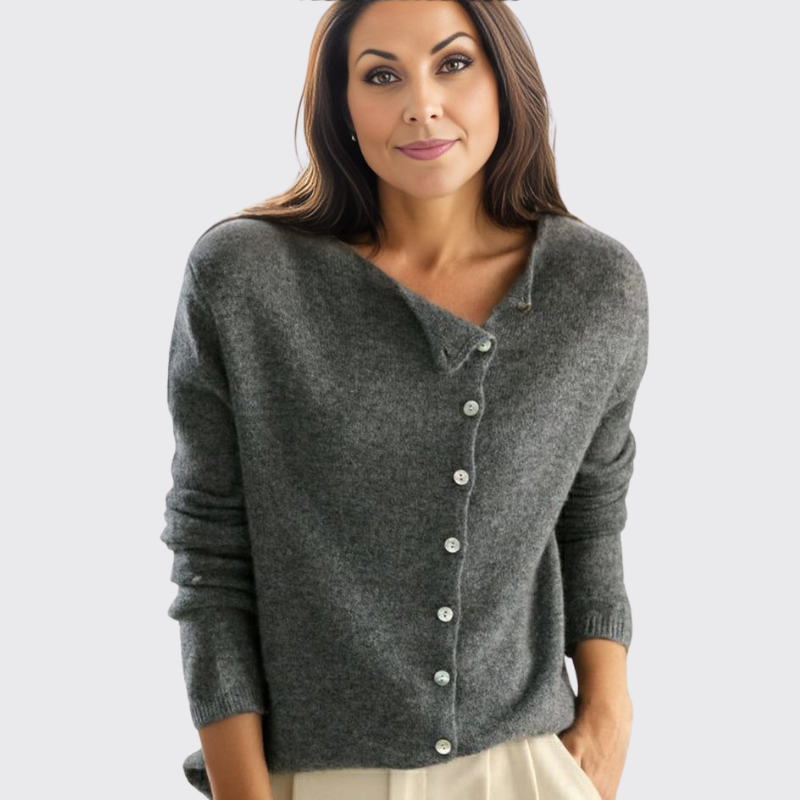 Frederika™ | Blød cardigan med elegant knaplukning