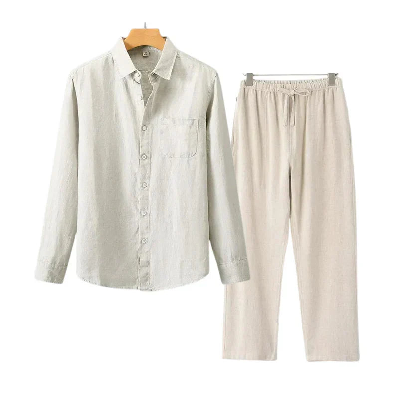 Frederik™ | Linned Combo Langærmet
