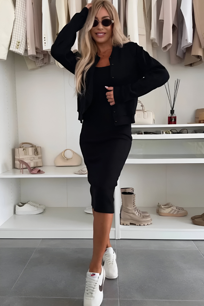 Manon™ | Komfortabel midi-kjole og vest