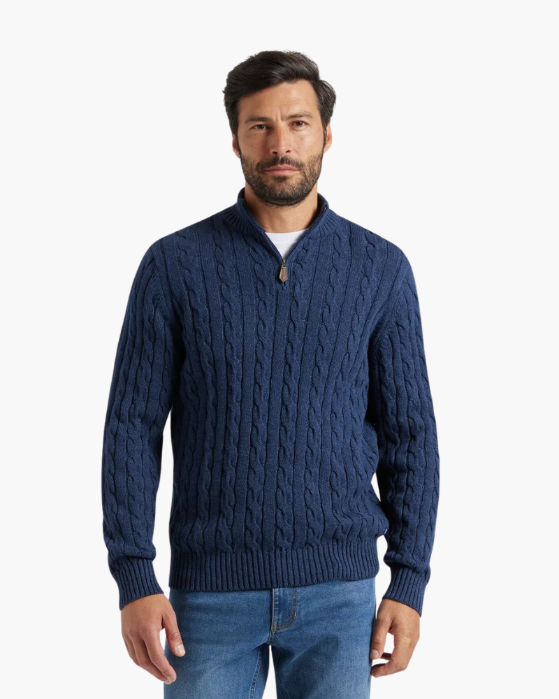 Frederik halvzip-sweater
