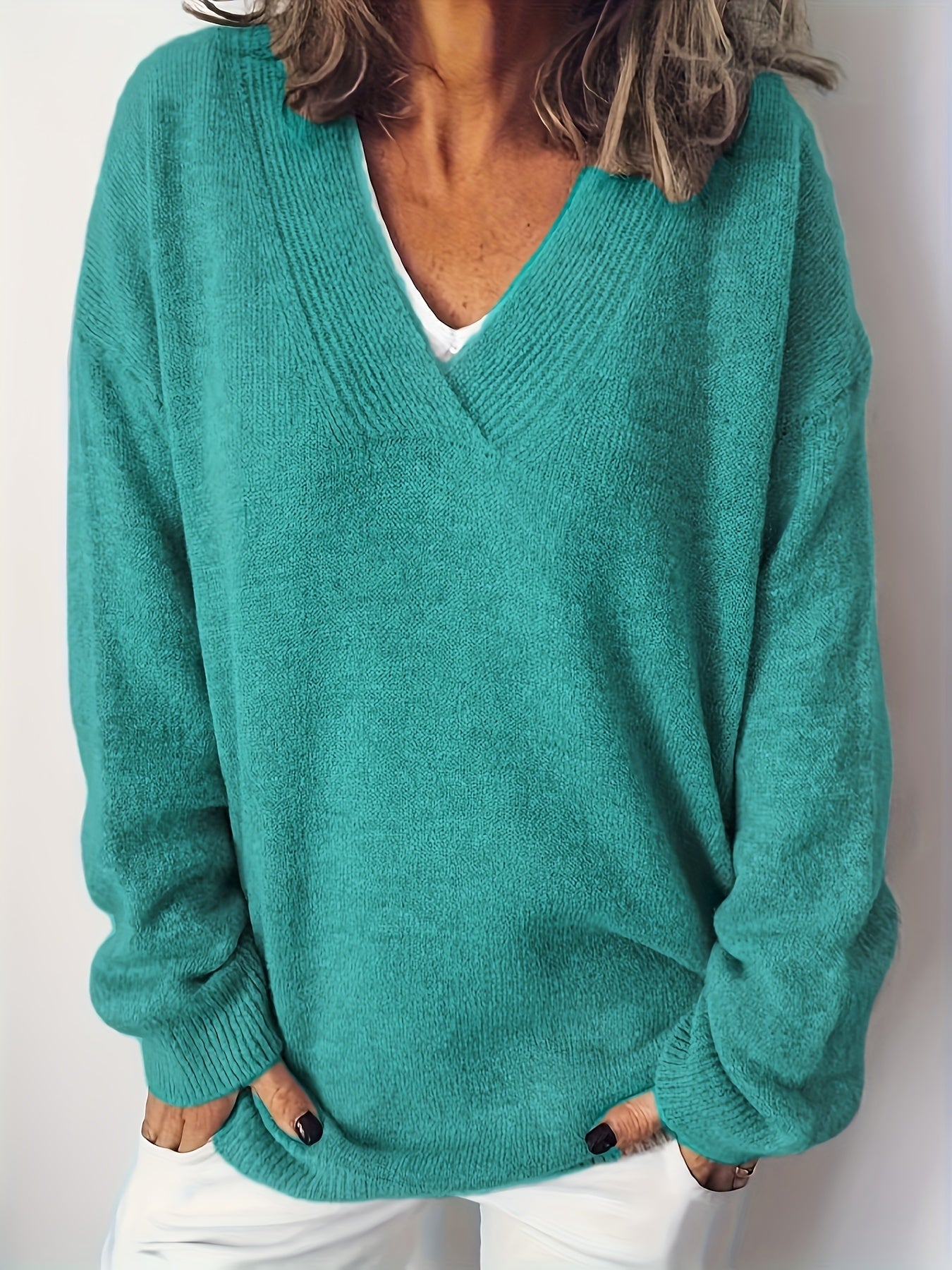 Frederika™ | Blød og Tidløs V-Hals Sweater
