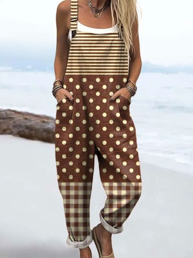 Frederika | Vintage Dot Jumpsuit
