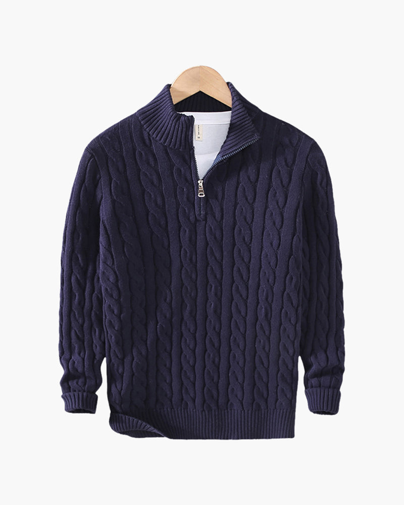 Frederik halvzip-sweater