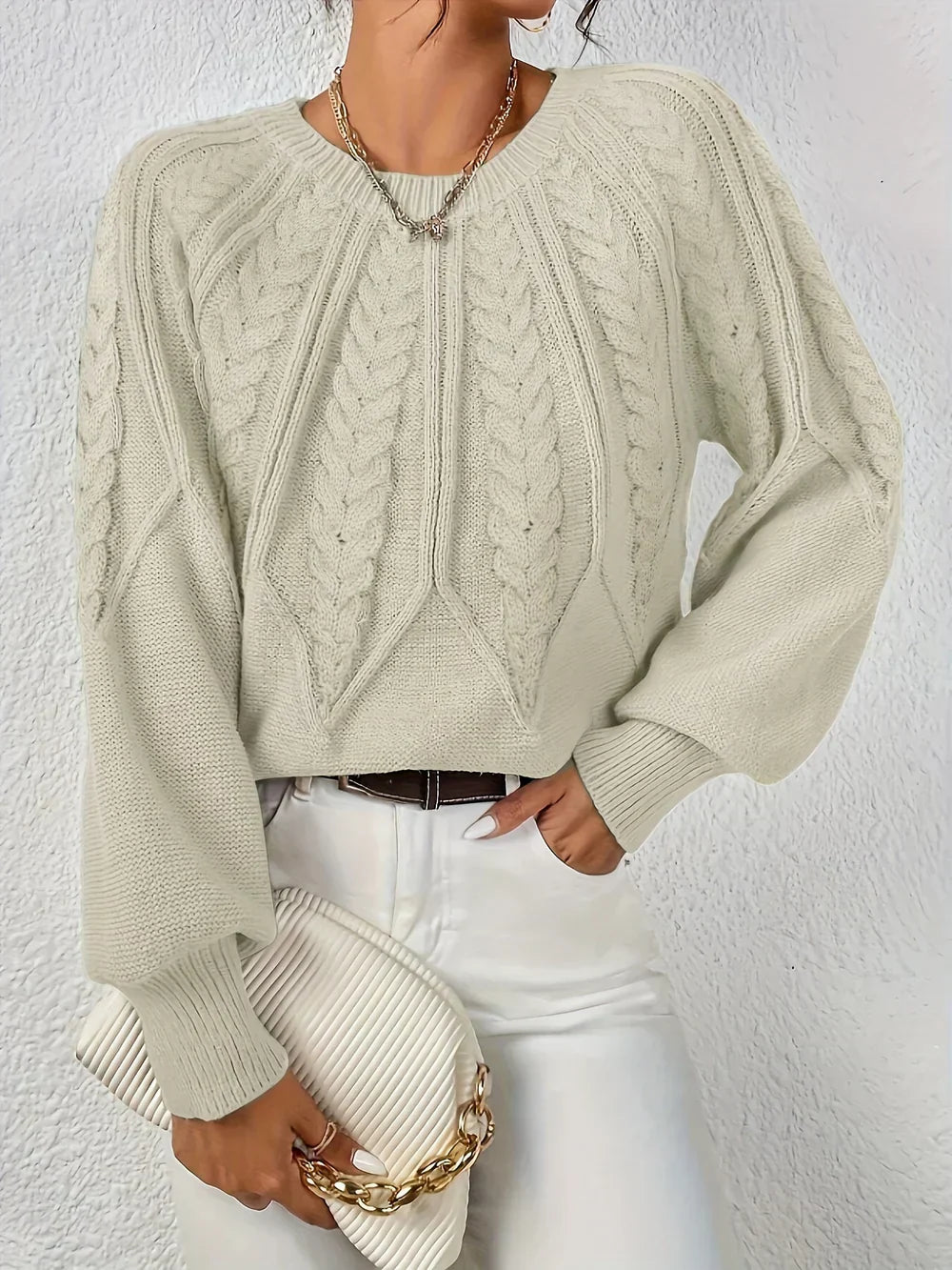 Frederika™ | Casual Elegant Kabelstrik Sweater