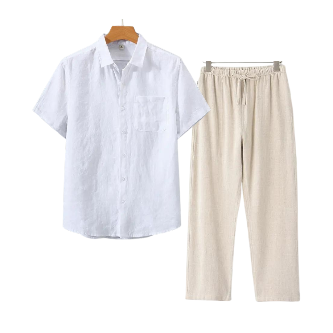 Frederik™ | Linned Combo Korte Mouw