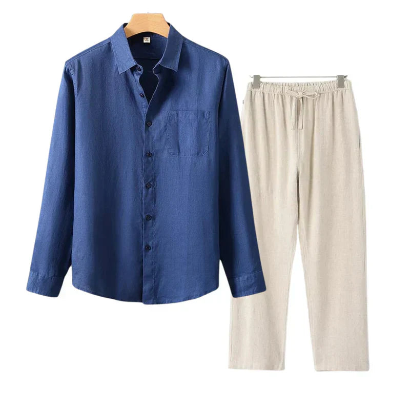 Frederik™ | Linned Combo Langærmet