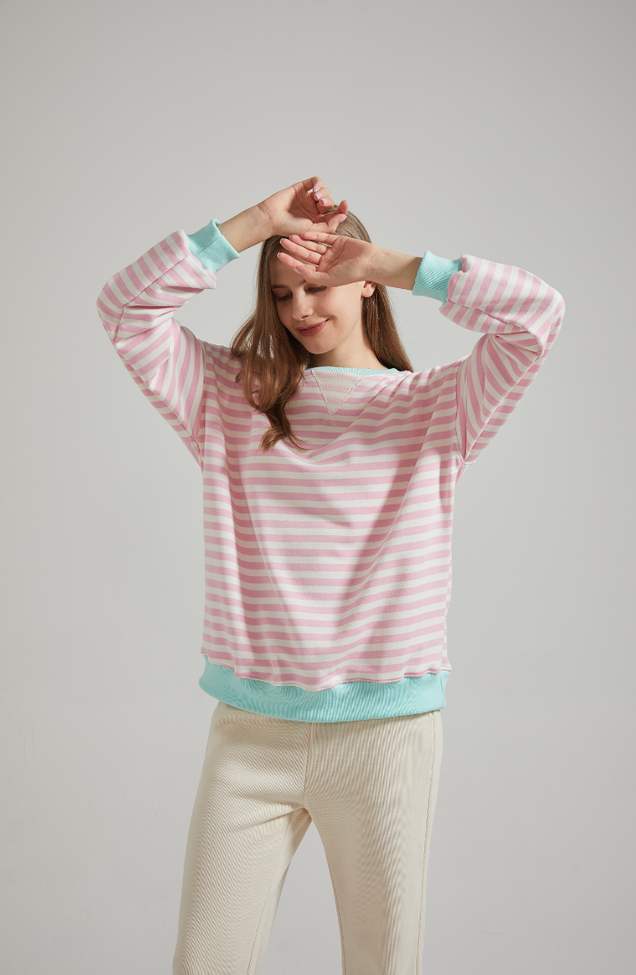 Frederika™ | Oversized stribet sweater
