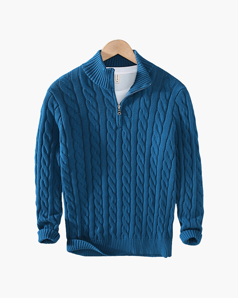 Frederik halvzip-sweater