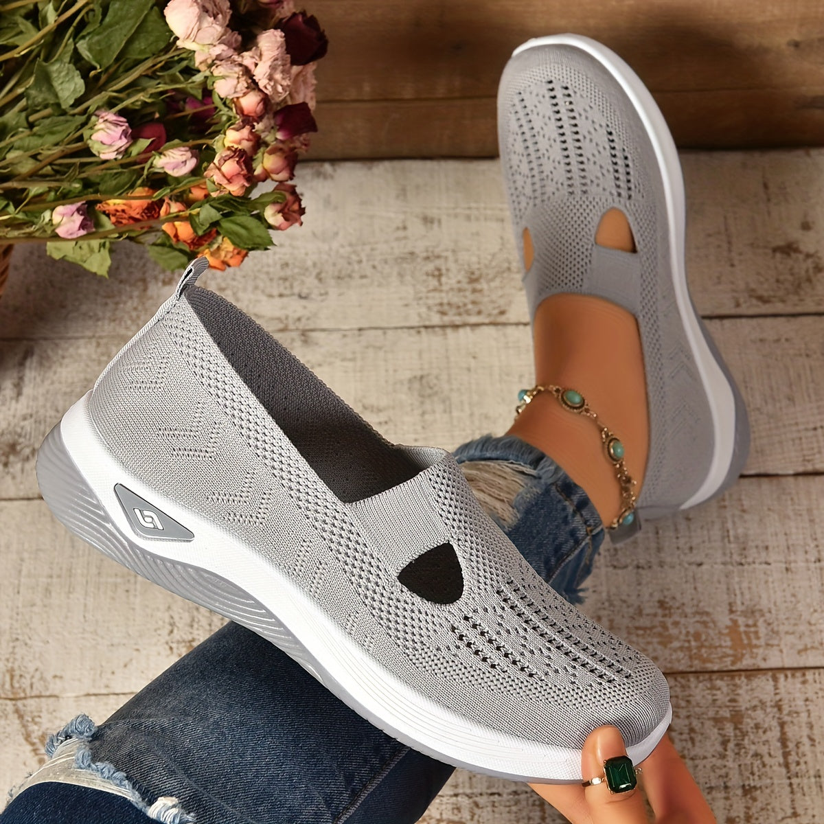 Carmelle – Slip-On åndbare vandresko
