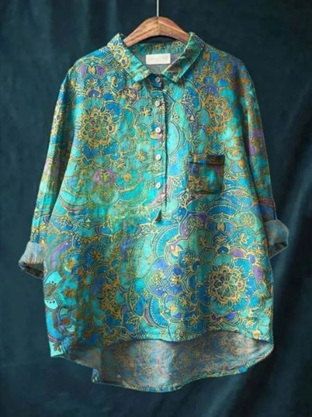 Frederika™ | Elegant bluse med blomsterprint
