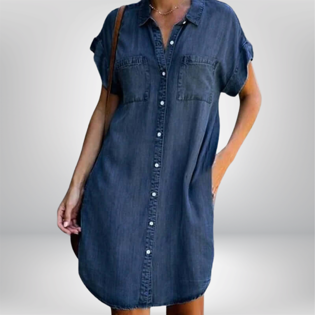 Frederika™ | Casual Denimkjole
