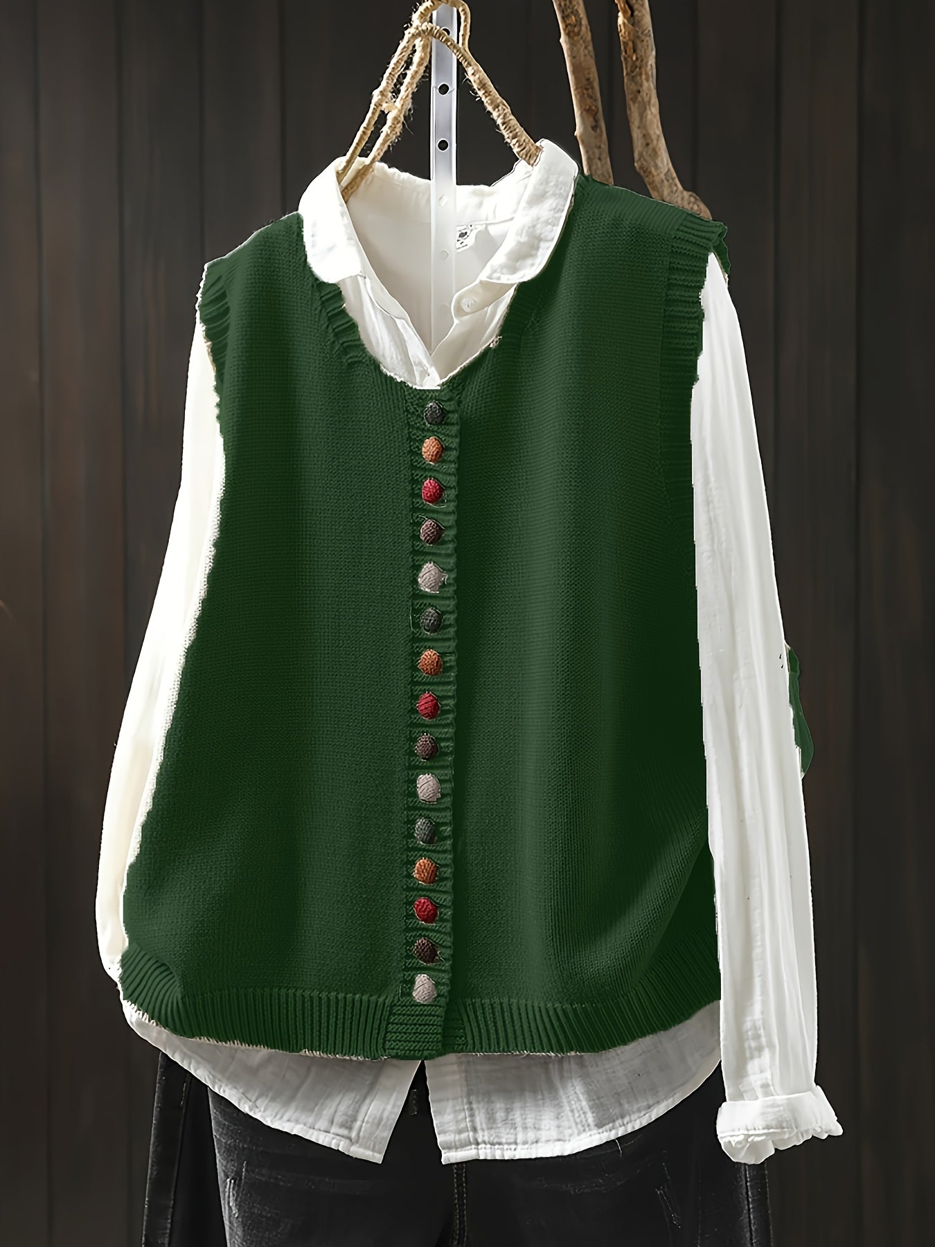 Frederika™ | Ærmeløs Strikket Vest