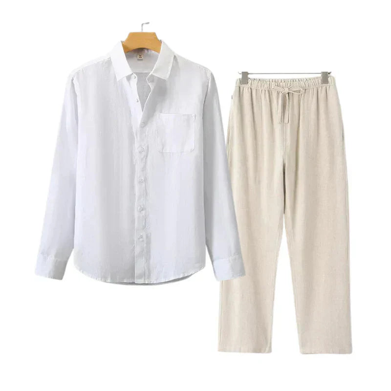 Frederik™ | Linned Combo Langærmet