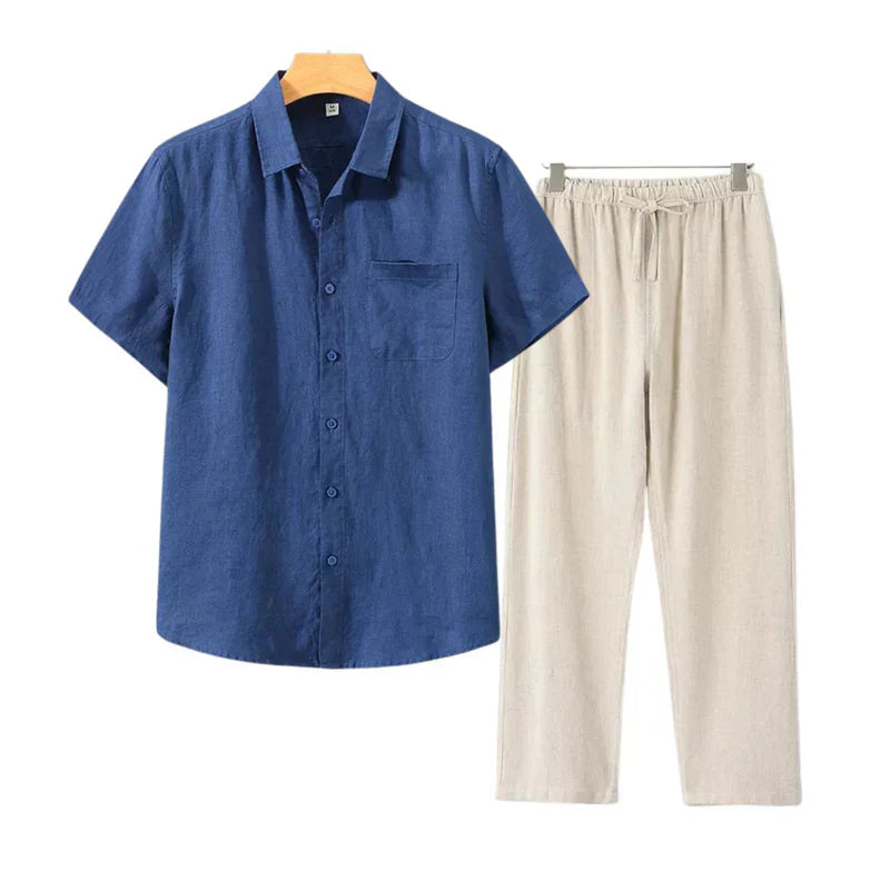 Frederik™ | Linned Combo Korte Mouw