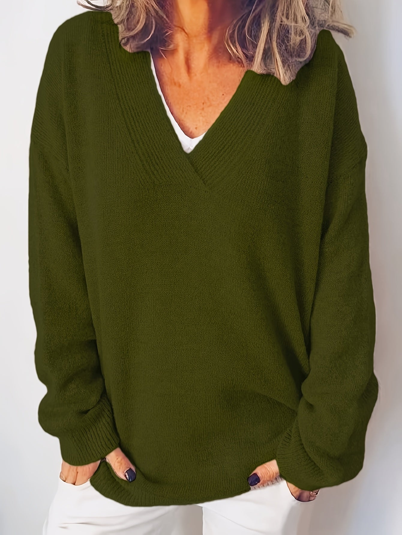 Frederika™ | Blød og Tidløs V-Hals Sweater