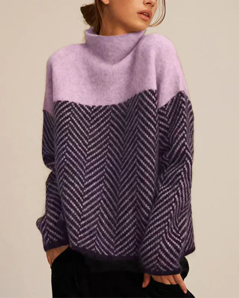 Frederika™ | Bomulds-rullekravesweater