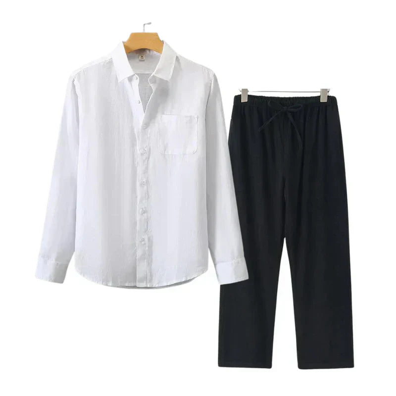Frederik™ | Linned Combo Langærmet