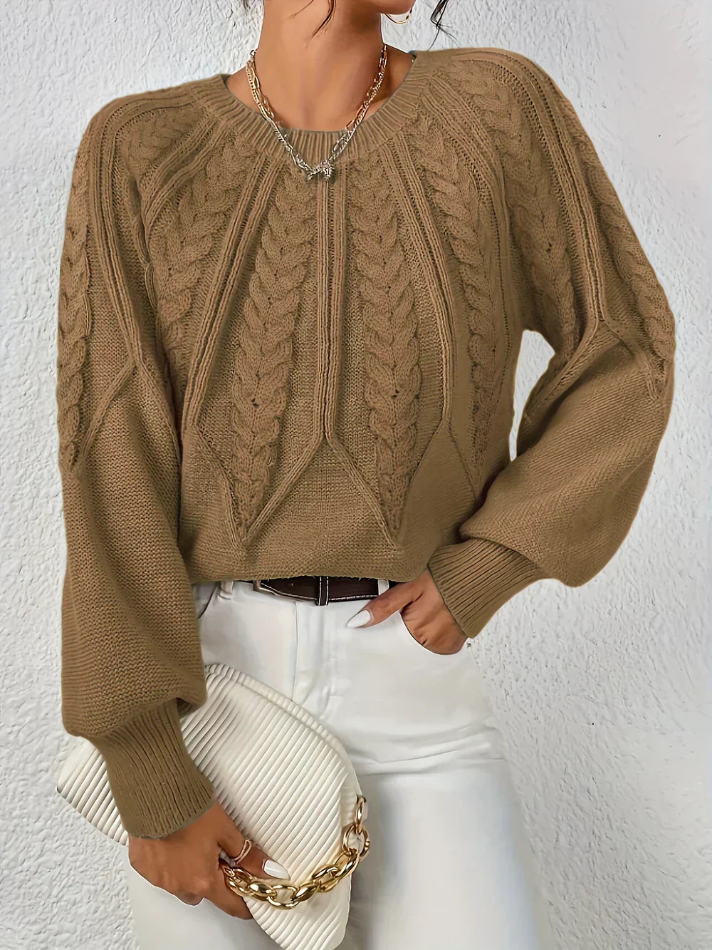 Frederika™ | Casual Elegant Kabelstrik Sweater