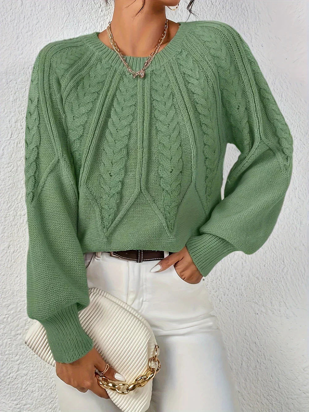 Frederika™ | Casual Elegant Kabelstrik Sweater