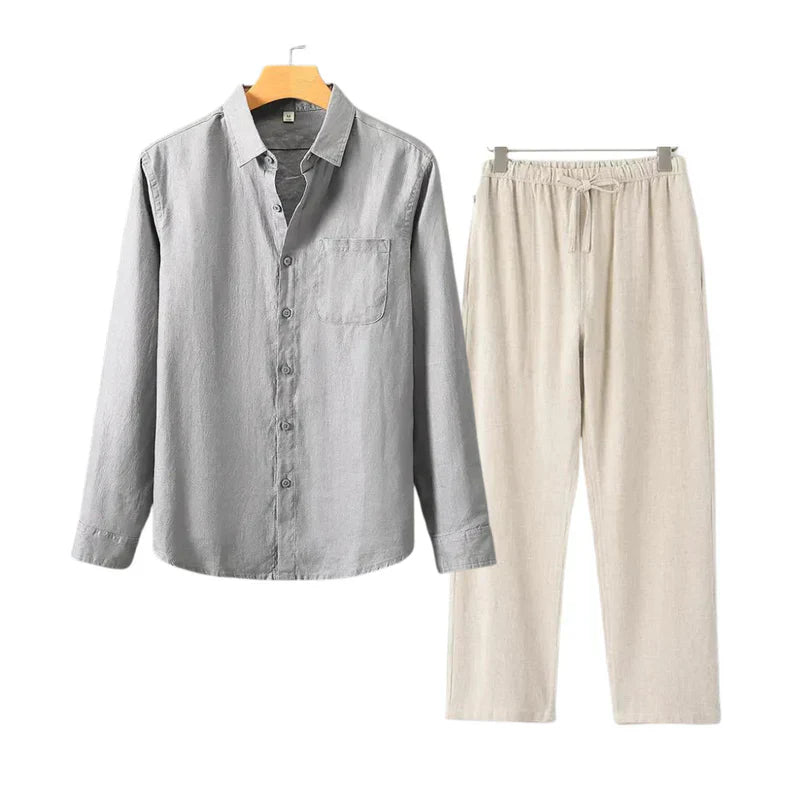 Frederik™ | Linned Combo Langærmet