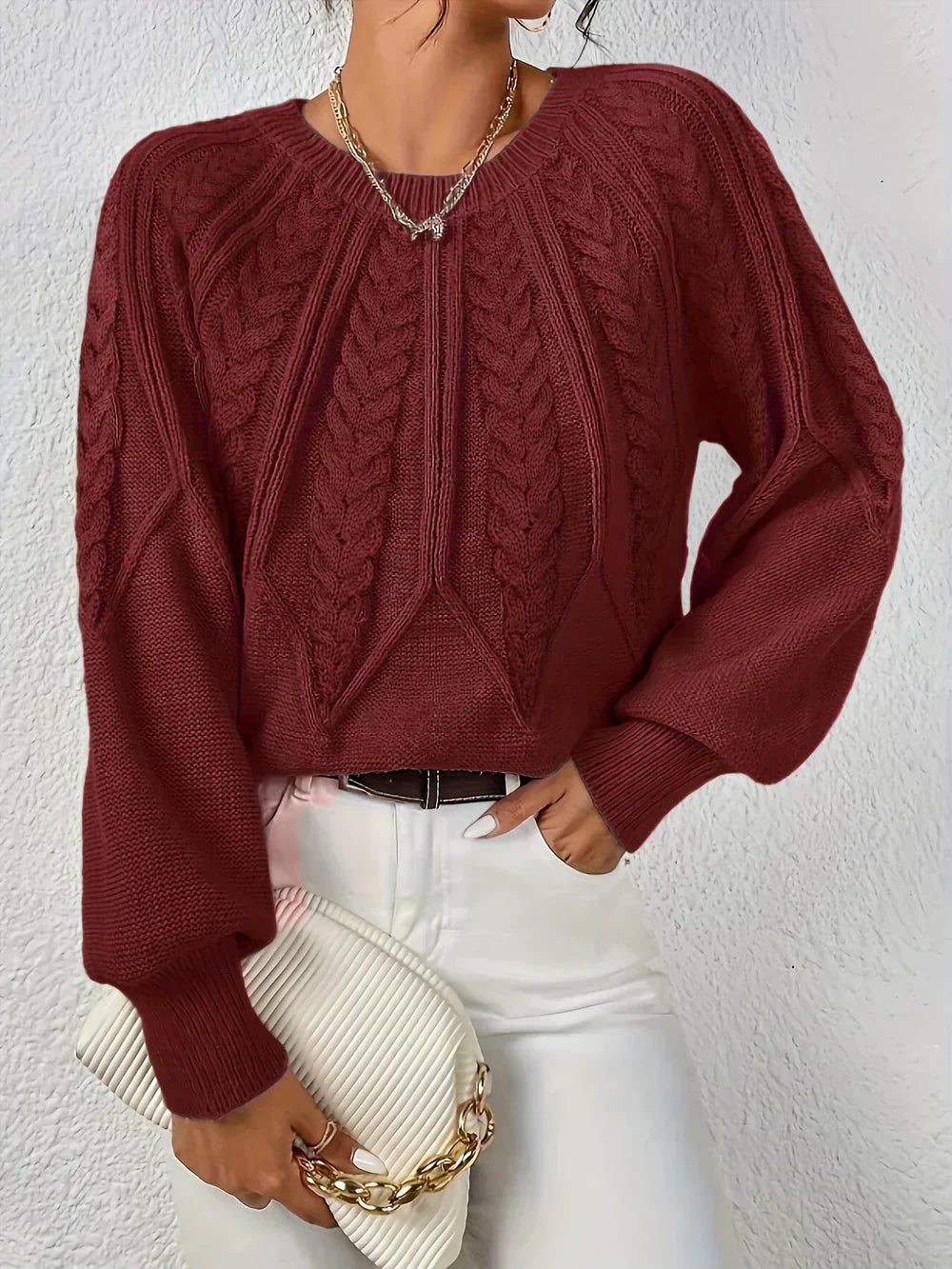 Frederika™ | Casual Elegant Kabelstrik Sweater