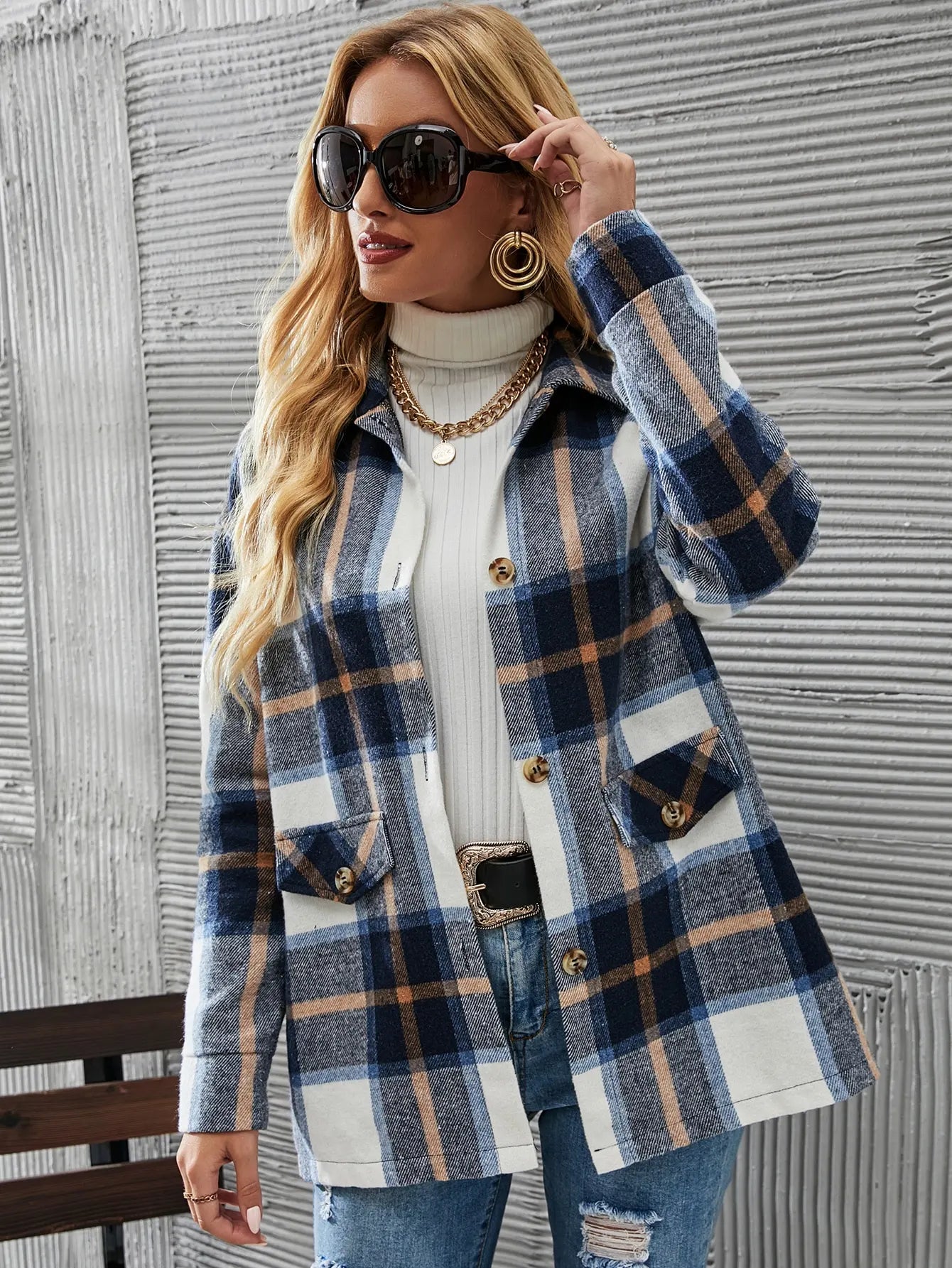 Frederika™ | Stilfuld Ternet Blazejakke