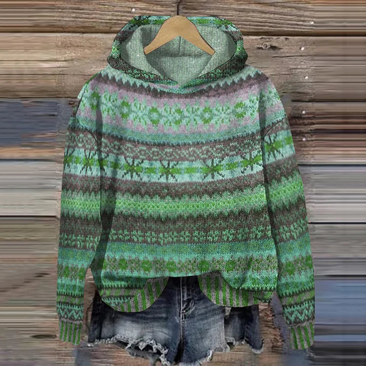 Frederika™ | Tidløs Mønster Hoodie