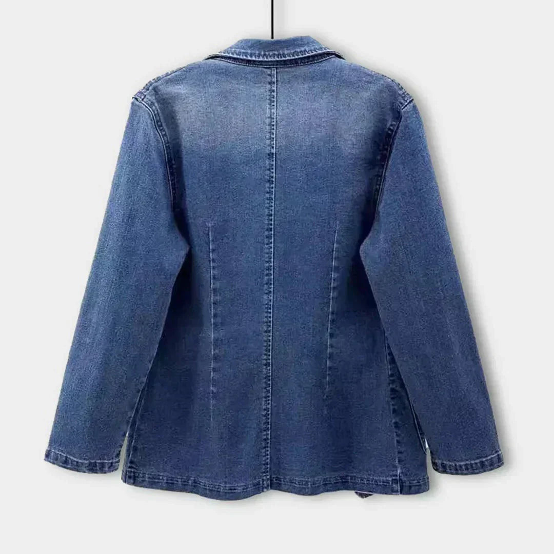 Frederika™ | Stilfuld Denimblazer Til Kvinder